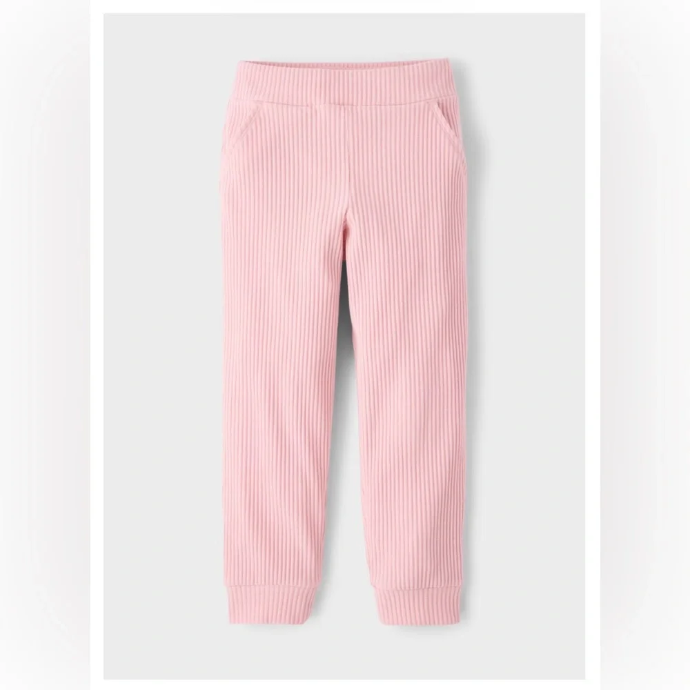 The Children's Place Pink Plush Ribbed Pants